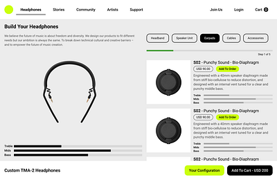 AIAIAI Website Redesign aiaiai custom shopping customize headphones headphones shopping shopping experience ui visual design