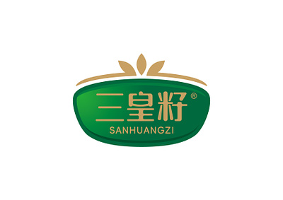 Sanhuangzi design food logo logo logo design logodesign type