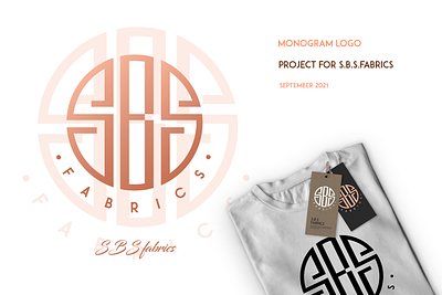 S.B.S FABRICS - Clothing Brand branding graphic design logo