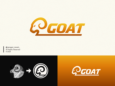 Goat Mark Logo abstract animal apparel brand branding design farm geometric goat icon illustration inspirations logo mark mountain goat sheep symbol vector
