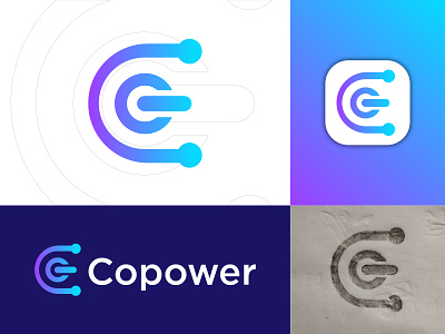 Copower Logo (Branding) | Power + Tech Logo Concept brand identity branding business logo c letter logo c tech logo copower logo design creative logo eco power letter logo logo logo design modern logo modern tech logo power logo power logo dribbble power tech logo startup tech logo tech logo technology