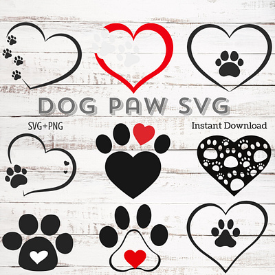 Dog Print SVG Bundle