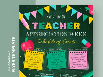 Teacher Appreciation Week Flyer Free Google Docs Template appreciation flyer docs flyer flyer design free google docs templates free template free template google docs google google docs handout school flyer teacher teacher appreciation teacher appreciation flyer teacher flyer teacher week teacher week flyer template week