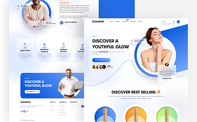 SMOENGI landing page beauty landing page landing page design perfume ui