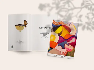 Cocktail menu! 2d ai booklet branding brochure cocktail colors design drink flat glass graphic illustrator indesign menu design