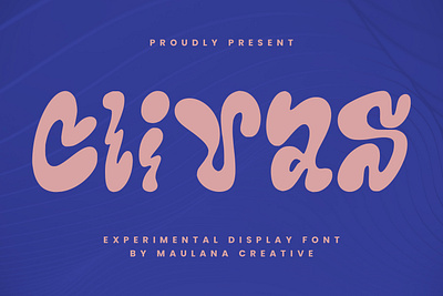 Clivas Experimental Display Font branding font fonts graphic design logo nostalgic