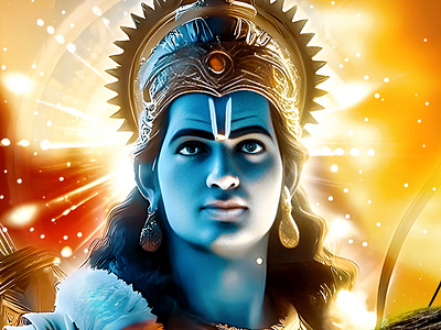 ''Shri Ram Aaye Hai" Poster by Krish GFX artwork design god ram. graphic design iamkrishgfx illustration krish gfx krish gmj lord ram motion graphics ram ai ram ai photo vector