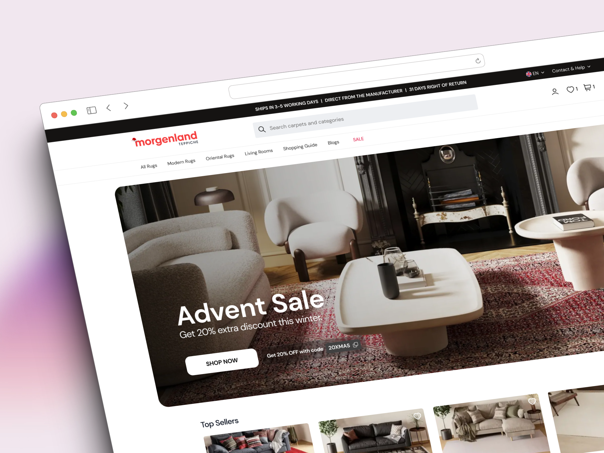 E-Commerce Design for Morgenland cro ecommerce ecommerce ui email templates shop shopify ui user interface