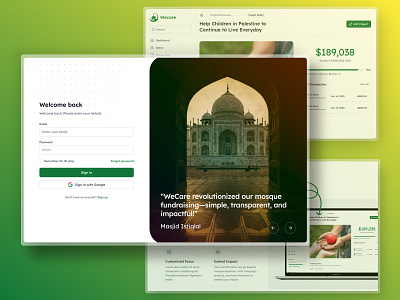 Mosque Monthly Donation design desktop app graphic design illustration ui ux web design