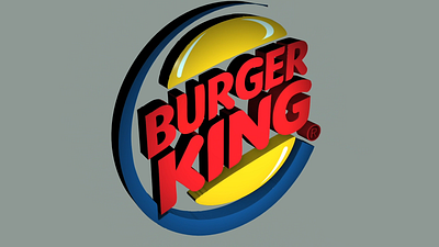 Burger king 3d animation branding element 3d graphic design illustration logo motion graphics vector