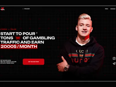 Edtech website Hero section design figma interface photoshop ui ux webdesign