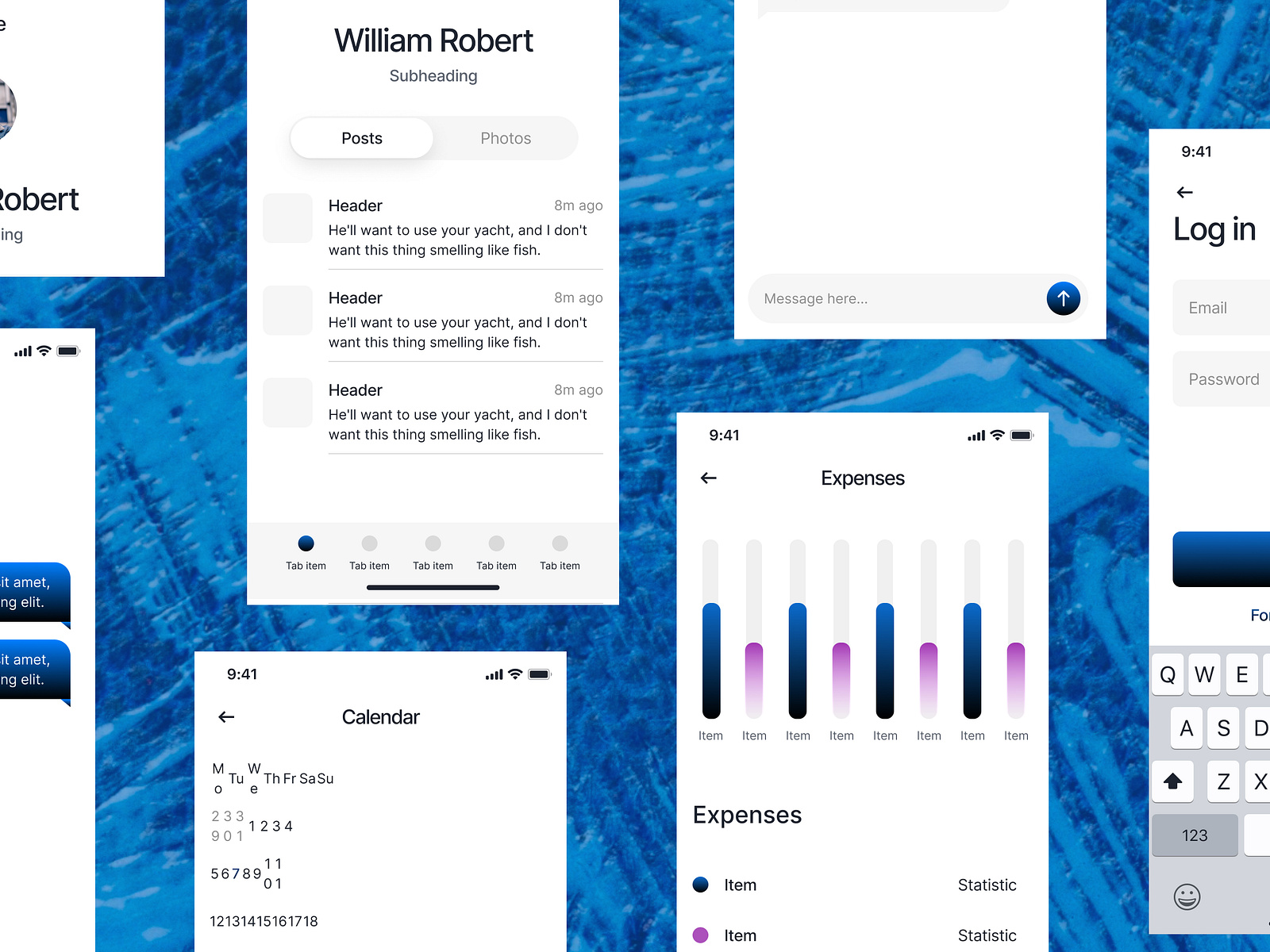 Mobile UI Kit by Bytesoltech on Dribbble