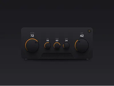 AMP (Dark) amp icon illustration music ui
