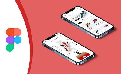 Nike App / E Commerce App / Sneakers App UI animation app apps creative ui kit design figma figma app figma apps figma kit illustration mobile apps modern apps modern ui niki app sneakers ui uiux uiux design uiux designing uiux kit