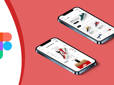 Nike App / E Commerce App / Sneakers App UI animation app apps creative ui kit design figma figma app figma apps figma kit illustration mobile apps modern apps modern ui niki app sneakers ui uiux uiux design uiux designing uiux kit