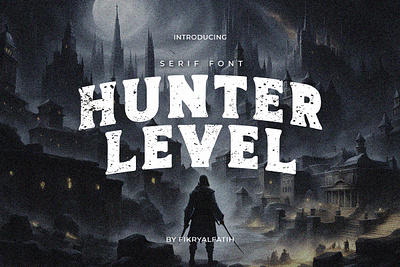 Hunter Level - Serif Vintage Font movie