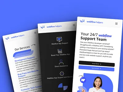 Webflow Helpers is Live. branding ui