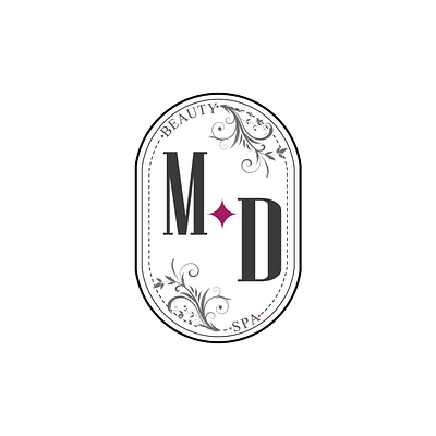 MD Spa branding graphic design logo logo design