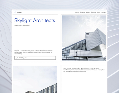 Skylight — Architecture Agency Framer Template agency animation architecture brand design branding design figma framer framer template framer website landing page portfolio template typography ui ux web design website website design website template