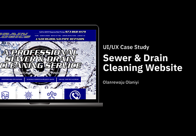 Sewer & Drain Cleaning Website cleaning website drain drain logics figma graphic design pipe repair sewer web design website wordpress