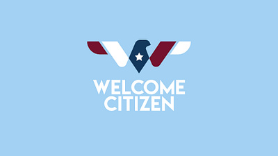 Welcome-Citizen aircraft airplane animation branding eagle logo logo motion motion graphics