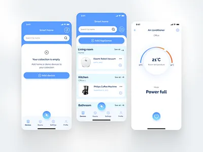 Smart home app design animation app design dribbbledesign homeautomation innovation mob motion graphics smarthomedesign ui uiux ux