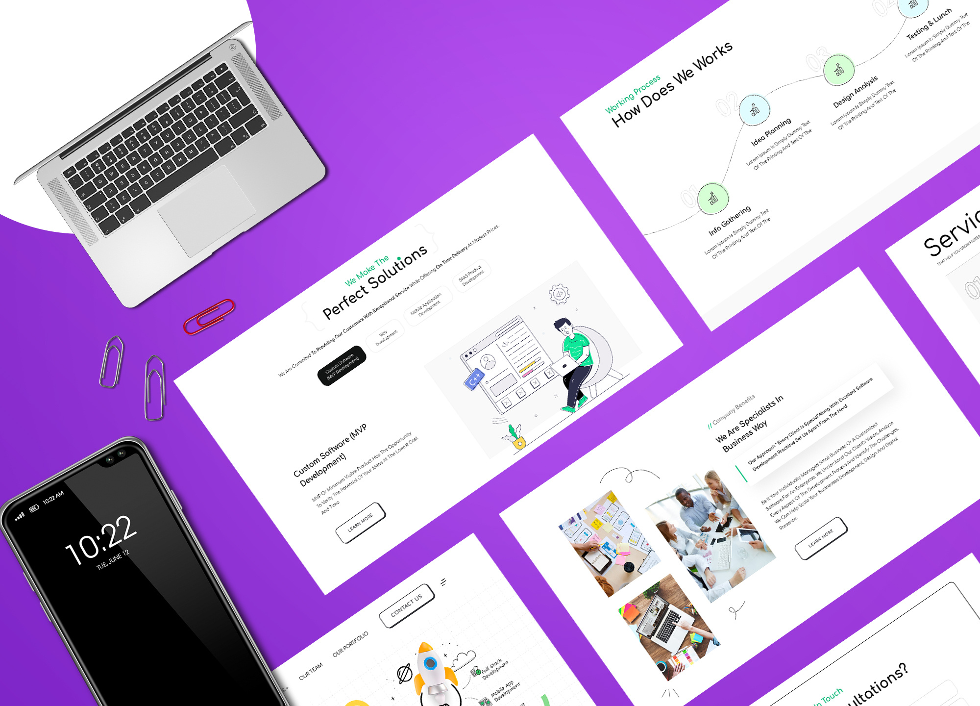 Minimal Website Design clean website design graphic design landing page design minimal website pixel perfect website ui ui design user interface design web developer website