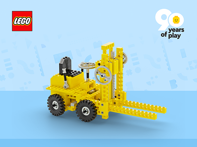 LEGO® 90th Anniversary / 3D Models 3d animation design ui website