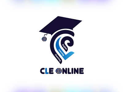 CLE Language Learning Institute - Logo Design branding cle clelogo cleonline coachinglearningenglish englishlearning graphic design illustration logo vector