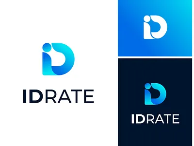 Letter ID Gradient Colorful Logo branding color colorful design gradient graphic design id initial initials letter letter d letter i letters logo logo design minimalist modern monogram trendy vibrant