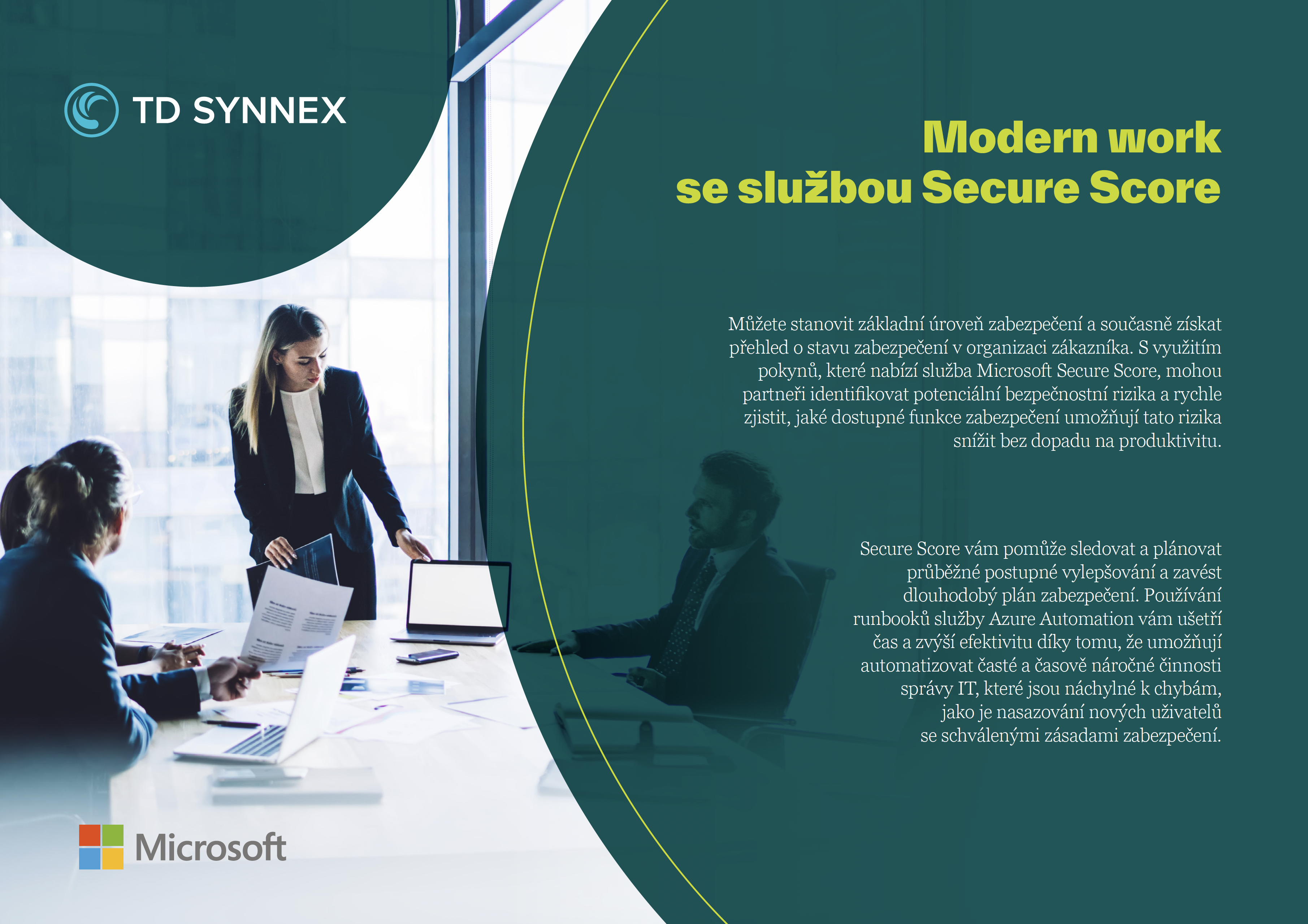 Leaflet - Flyer Securescore For TD SYNNEX By Marie Koleničová On Dribbble