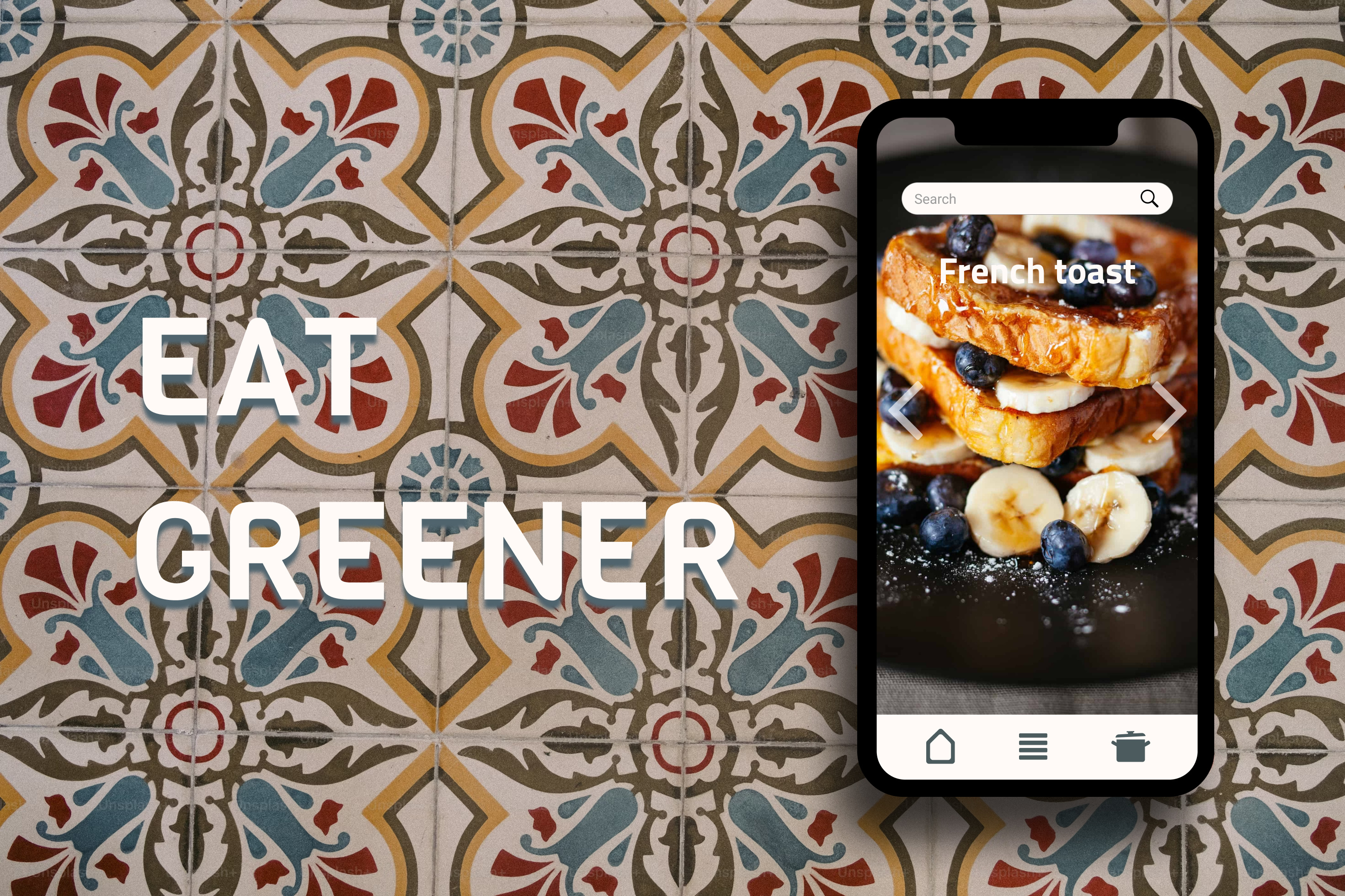 Eat Greener food sustainability ui ux design