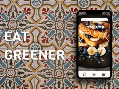 Eat Greener food sustainability ui ux design