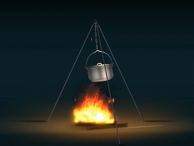 CampFire 2danimation after affects after effects animation aftereffects animation design illustration motion animation motiongraphics ui