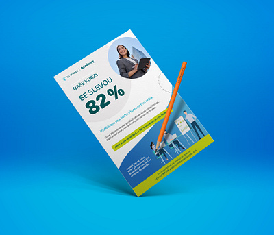 Flyer for TD SYNNEX Academy - discount oriented academy brand branding courses design discount flyer graphic design learning typography vector