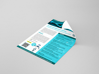 Flyer about artificial intelligence for TD SYNNEX ai artificial intelligence brand branding design flyer graphic design print typography vector
