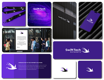 SwiftTech adobe illustrator branding business logo graphic design logo logo design minimalist