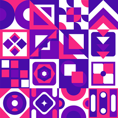 GEOMETRIC PATTERNS abstract shapes animation art branding design geometric illustration shapes