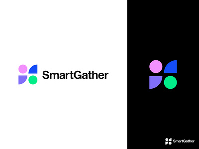 SmartGather Logo ai branding collaboration conferenceapp creativedesign design graphic design innovation logo logodesign logomark meetingapp minimalism moderndesign smart smartgather vector virtualmeetings