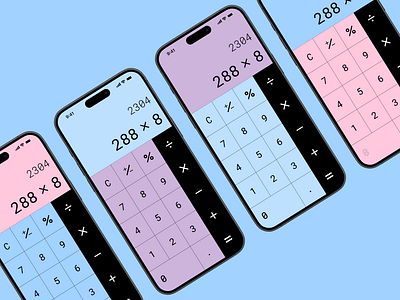 Day 004 - Calculator App 100 days app challenge design ui