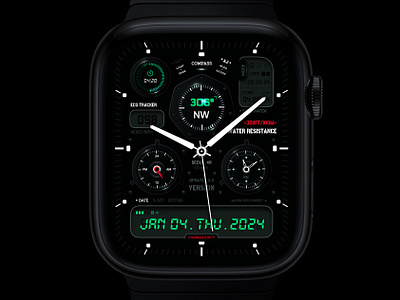 Watch Face Concept Design app concept design figma ui ux watch watchface