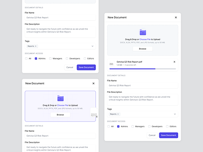 File Uploader - UI Kit dashboard file ui ui kit ui modal ui module