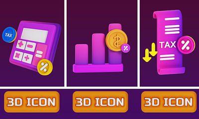 3D Icon Modeling for UI/UX Design 3d 3d animal 3d character 3d design 3d icon 3d illustration 3d symbol blender cute cartoon design icons for ui illustration ui