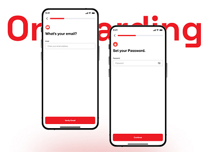 Onboarding Screen mobile mobile ui onboarding password sign up ui ux