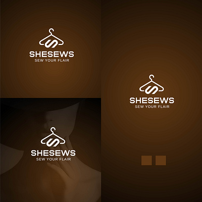 Creative Logo Design For SHESEWS cloth logo clothing logo creative logo design fashion logo logo logos