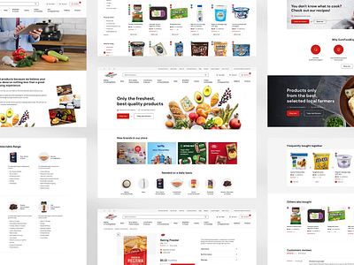 European Food Express design e commerce ecommerce figma grocery online portfolio product store ui ux webdesign