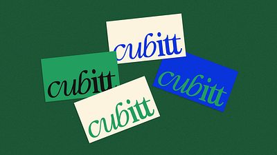 Cubitt brand design branding design graphic design logo logo design wellness