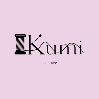 Kumi Couture branding couture curves design graphic design illustration illustrator logo minimalist`