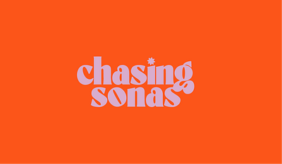 Chasing Sonas brand design graphic design logo logo design logomark wellness wordmark