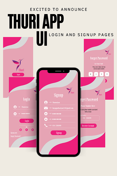 Thuri App UI/UX Design ui